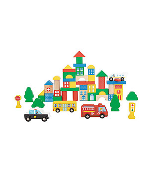 Дървен конструктор Град снимка