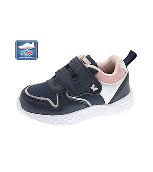 Детски тъмносини маратонки с розов детайл с Phylon снимка