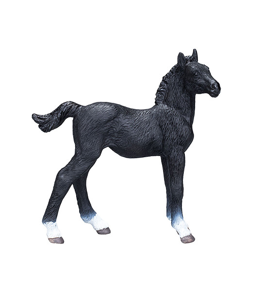 Малка фигурка Хановерски черен жребец снимка