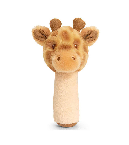 Бебешка екологична дрънкалка стик  Жираф 14 см снимка