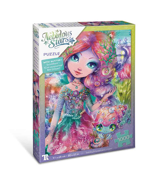 Блестящ пъзел от 1000 части Коралия и Лирия снимка