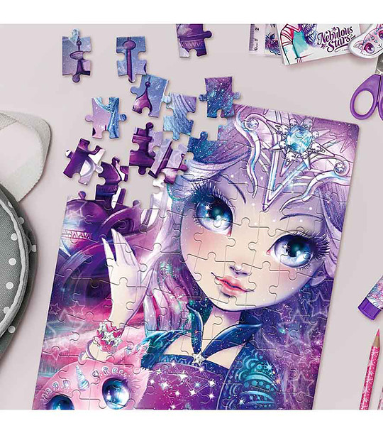 Блестящ пъзел от 100 части Небулия и Стела снимка