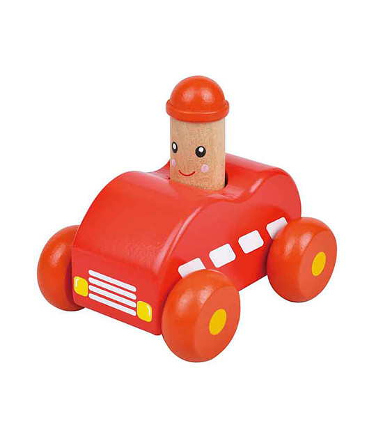 Бебешка червена количка със звук Бийп снимка