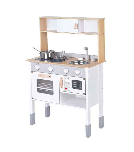 Детска дървена кухня Малкият готвач снимка