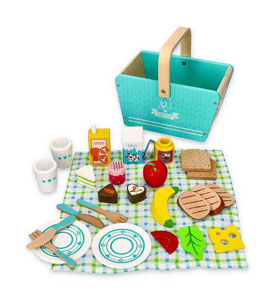 Комплект за пикник с кошница снимка