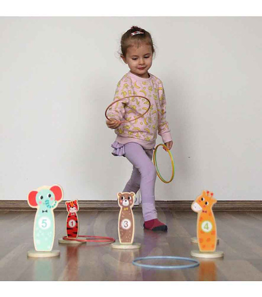 Игра с рингове Животни снимка