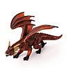 Малка фигурка на Огнен дракон с подвижна челюст-3 снимка
