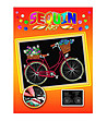 Направи си сам картина с блестящи пайети Bicycle 31х37 см-1 снимка