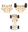 Направи сам 3D дървена кола със соларна батерия-3 снимка