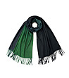 Дамски шал в черно и зелено Maroni-0 снимка