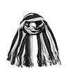 Дамски шал в бяло, сиво и черно Radika-0 снимка