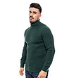 Тъмнозелен мъжки поло пуловер Sami-2 снимка