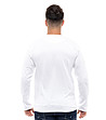 Памучна мъжка блуза в бял цвят-1 снимка