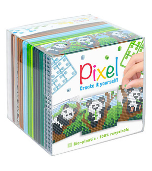 Креативен хоби комплект с пиксели Pixel XL Куб Панди снимка