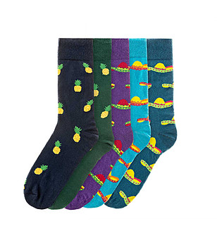 Комплект от 5 чифта мъжки чорапи Filip снимка
