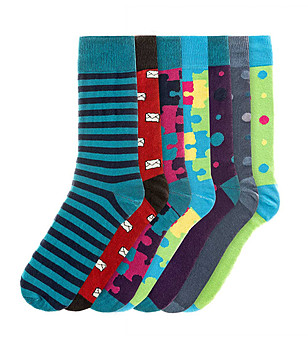 Сет от 7 чифта мъжки чорапи Drew снимка