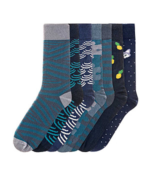 Комплект от 7 чифта мъжки чорапи Elliot снимка