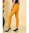 Дамски панталон в цвят горчица-1 снимка