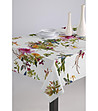 Памучна тефлонова покривка за маса с флорален принт Savannah 100х150 см-1 снимка