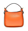 Оранжева дамска чанта от естествена кожа Keila-1 снимка