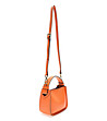 Оранжева дамска чанта от естествена кожа Keila-2 снимка