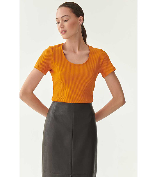 Оранжева дамска блуза Filomi снимка