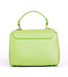 Светлозелена дамска кожена чанта Lika-1 снимка