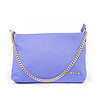 Дамска кожена чанта в лилаво Dena-1 снимка