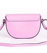 Розова дамска чанта от естествена кожа Erika-2 снимка