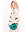 Зелена дамска чанта от естествена кожа Erika-0 снимка