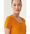 Оранжева дамска блуза Filomi-3 снимка
