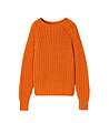 Дамски оранжев пуловер Nitero-4 снимка