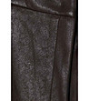 Тъмнокафяв дамски панталон Leto-4 снимка