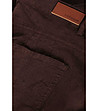 Дамски тъмнокафяв памучен панталон Zoria-2 снимка