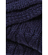Дамски зимен шал в тъмносиньо Yubit-1 снимка