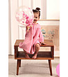 Розова детска памучна рокля In                                                                                                                                                 na-1 снимка