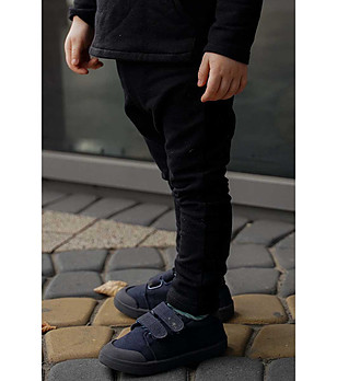 Черен детски unisex панталон снимка