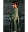 Детска рокля в зелено Milla-4 снимка