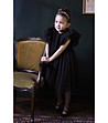 Черна рокля с тюл Lily-1 снимка