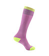 Unisex чорапи в лилав нюанс с контрастни линии-1 снимка
