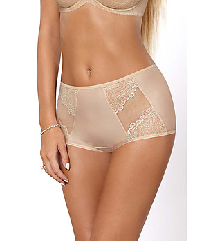 Бежови бикини с висока талия Cassi снимка