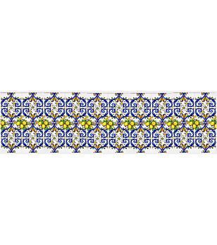 Пътека с принт Лимони 180х52 см снимка