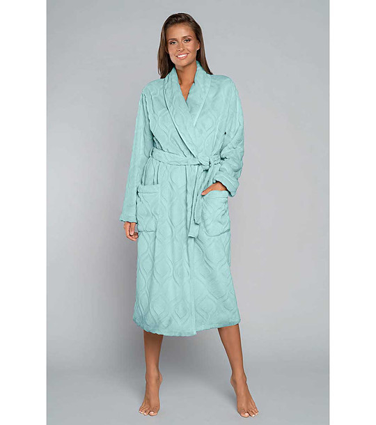 Дамски халат в цвят мента Morena снимка