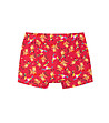 Детски червени боксерки с цветен принт от памук Miko-1 снимка