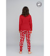Червена детска памучна пижама Kasjana-3 снимка