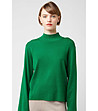 Мек дамски пуловер в зелен нюанс Мali-0 снимка