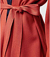 Дамска жилетка в цвят керемида Chica-2 снимка