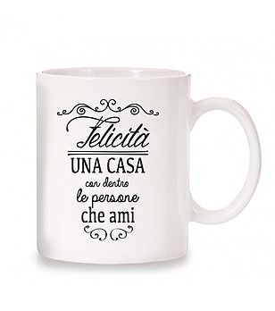 Керамична чаша с принт Felicita снимка