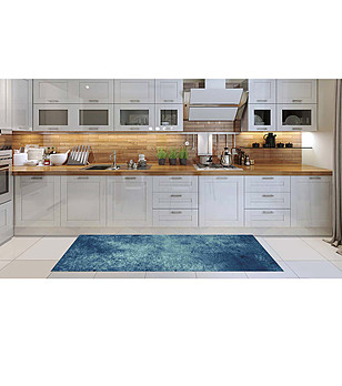 Пътека в сини нюанси 180х52 см снимка