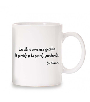 Керамична чаша с мисъл на Джим Морисън снимка